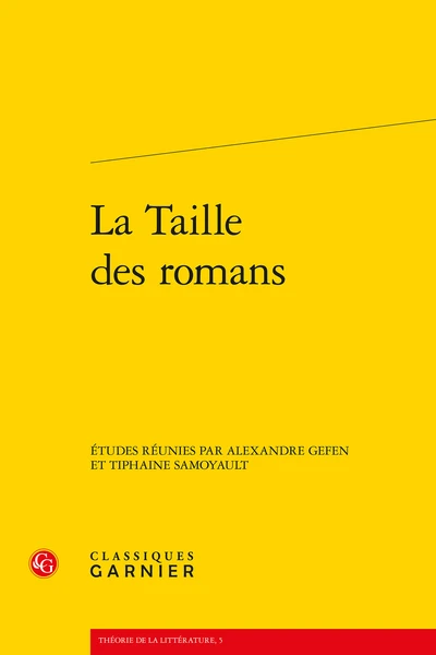 La Taille Des Romans 1 La Taille Des Romans