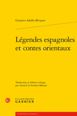 Légendes Espagnoles Et Contes Orientaux