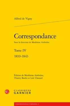 Correspondance. Tome IV. 1839-1843