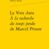 La Voix Dans À La Recherche Du Temps Perdu De Marcel Proust