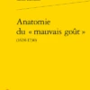 Anatomie Du « Mauvais Goût » (1628-1730)