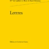 Lettres