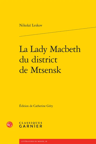 La Lady Macbeth Du District De Mtsensk 1 La Lady Macbeth Du District De Mtsensk