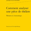 Comment Analyser Une Pièce De Théâtre. Éléments De Dramatologie