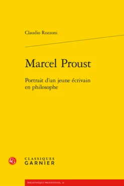Marcel Proust. Portrait D’un Jeune écrivain En Philosophe