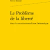 Le Problème De La Libertédans Le Constitutionnalisme Britannique
