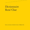 Dictionnaire René Char