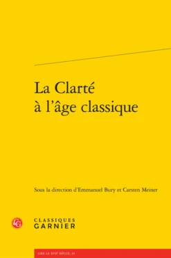 La Clarté à L’âge Classique