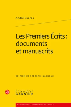 Les Premiers Écrits : Documents Et Manuscrits