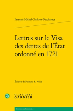 Lettres Sur Le Visa Des Dettes De L’État Ordonné En 1721
