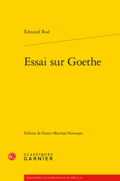 Essai Sur Gœthe