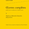 Œuvres Complètes Publiées Sous La Coordination De Frédéric Gabriel. V. Traité Sur L’éducation Humaniste (1632-1633)
