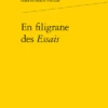 En Filigrane Des Essais