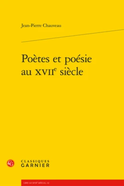 Poètes Et Poésie Au Xviie Siècle