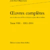 Œuvres Complètes. Tome VIII – 1903-1904