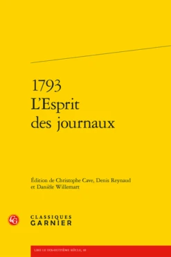 1793. L'Esprit Des Journaux