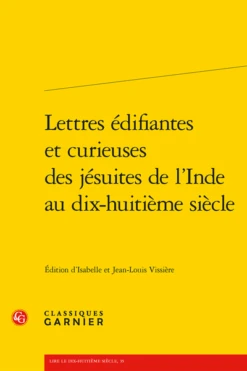 Lettres édifiantes Et Curieuses Des Jésuites De L'Inde Au Dix-huitième Siècle