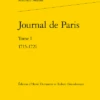 Journal De Paris. Tome I. 1715-1721
