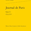 Journal De Paris. Tome II. 1722-1727