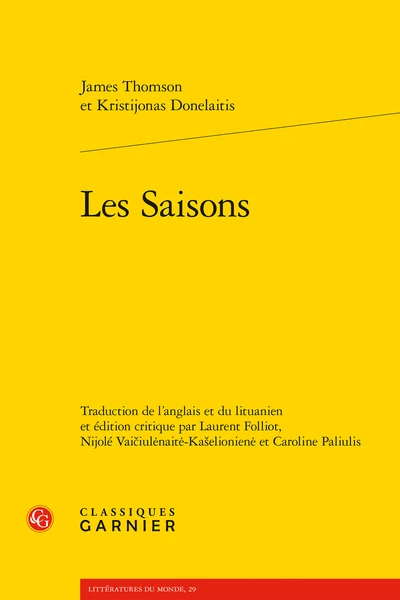 Les Saisons 1 Les Saisons