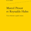 Marcel Proust Et Reynaldo Hahn. Une Création à Quatre Mains