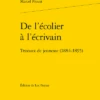 De L’écolier à L’écrivain. Travaux De Jeunesse (1884-1895)