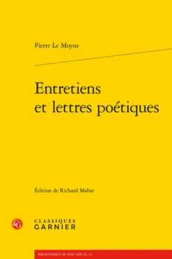 Entretiens Et Lettres Poétiques