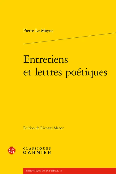 Entretiens Et Lettres Poétiques 1 Entretiens Et Lettres Poétiques