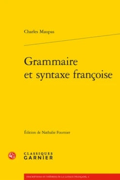 Grammaire Et Syntaxe Françoise