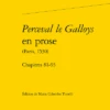 Perceval Le Galloys En Prose (Paris, 1530). Chapitres 81-93