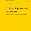 Les Présuppositions Repensées Du Discours à L’ontologie Naturelle