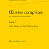 Œuvres Complètes. Tome I.Pater Noster Et Petit Œuvre Dévot