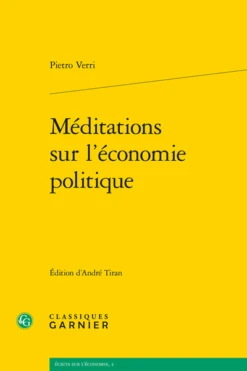 Méditations Sur L’économie Politique