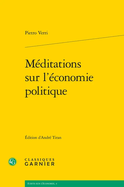 Méditations Sur L’économie Politique 1 Méditations Sur L’économie Politique