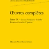 Œuvres Complètes. Tome IV. Textes D’émissions De Radio Textes Sur La Radio (1re Partie)