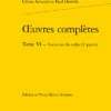 Œuvres Complètes. Tome VI. Textes Sur La Radio (3e Partie)