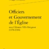 Officiers Et Gouvernement De L’Église Sous Clément VII D’Avignon (1378-1394)