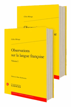 Observations Sur La Langue Françoise