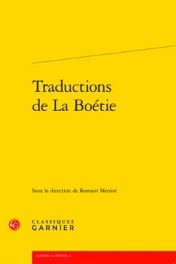 Traductions De La Boétie