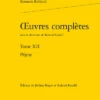 Œuvres Complètes. Tome XII. Péguy