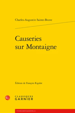Causeries Sur Montaigne