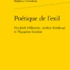 Poétique De L’exil. Friedrich Hölderlin, Arthur Rimbaud Et Nigoghos Sarafian