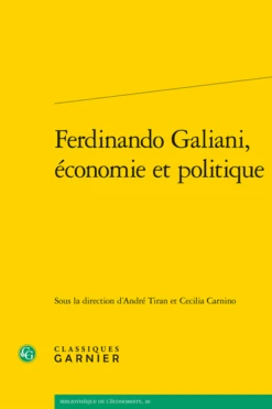 Ferdinando Galiani, économie Et Politique